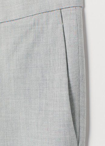 Серые кэжуал демисезонные классические брюки H&M Basic