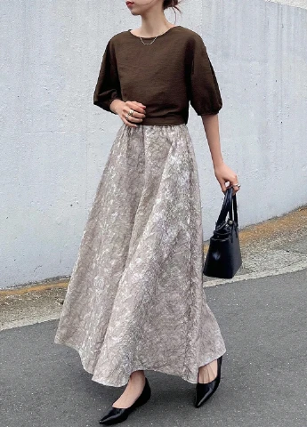 Коричневая блуза SHEIN