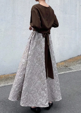 Коричневая блуза SHEIN