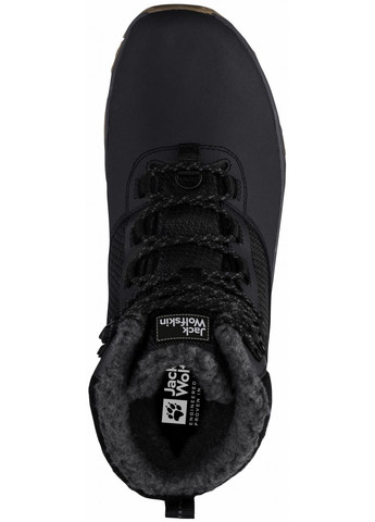 Черные зимние ботинки Jack Wolfskin