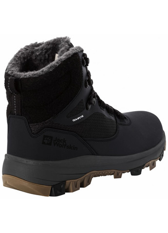 Черные зимние ботинки Jack Wolfskin