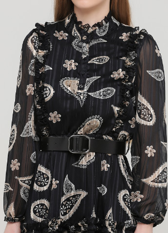 Чорна кежуал плаття, сукня плісована, кльош Lighter collection турецькі огірки