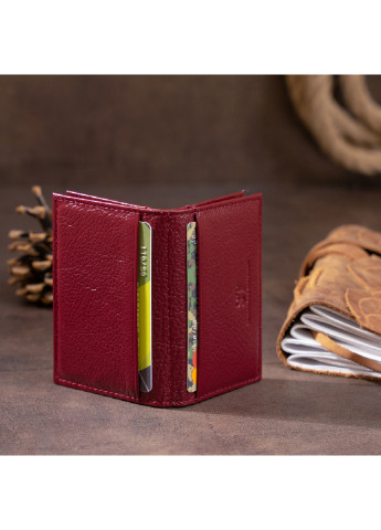 Женский кожаный кошелек-визитница 10х6,5х1 см st leather (252132783)
