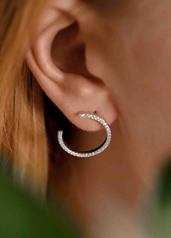 Срібна каблучка з фіанітами. Silvex925 (251376055)