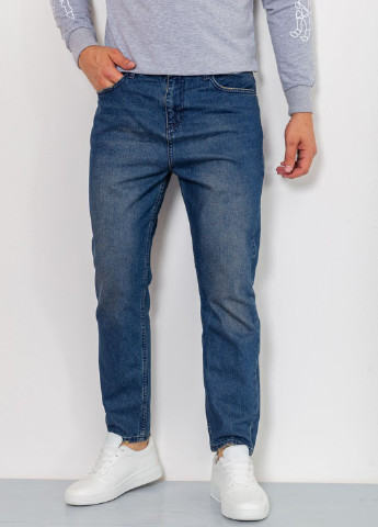 Темно-синие демисезонные прямые джинсы Ager
