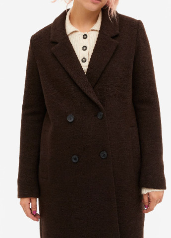 Темно-коричневое зимнее Пальто H&M