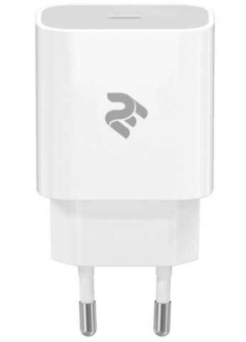Зарядний пристрій (-WC1USBC20W-W) 2E usb-c wall charger pd3.0 dc5v/3a, 20w, white (253507155)