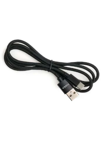 Дата кабель (VCPDCTCNB1BK) Vinga USB 2.0 AM to Type-C 1m nylon black (239382604)