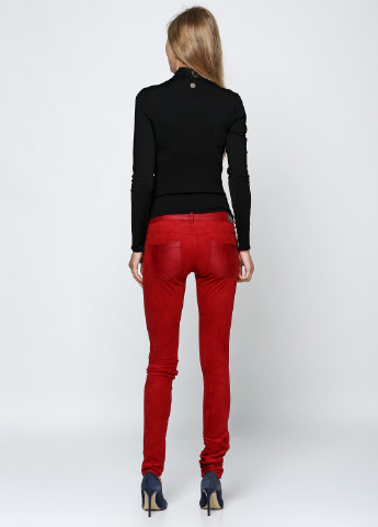 Темно-красные кэжуал демисезонные брюки Guess