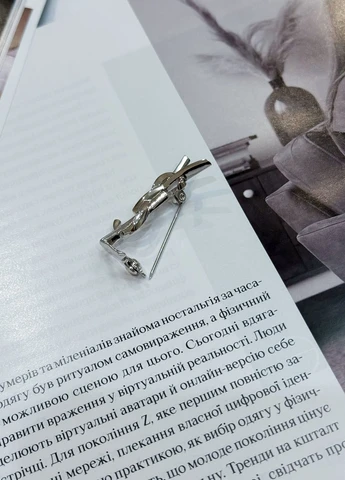 Брошь Silver Flame (317284628)