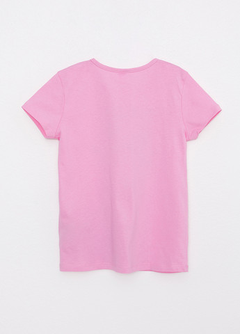 Светло-розовая всесезон пижама (футболка, шорты) футболка + шорты LC Waikiki