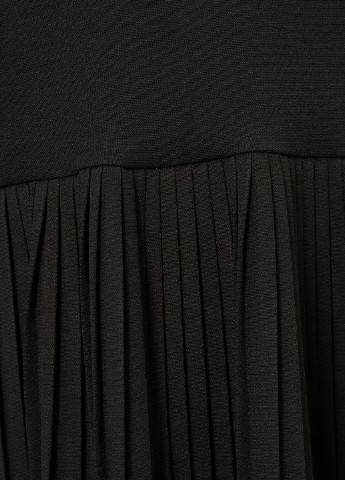 Черное кэжуал платье плиссированное KOTON