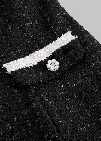 Чорна кежуал сукня кльош SHEIN однотонна