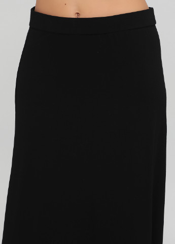 Черная кэжуал однотонная юбка Eileen Fisher а-силуэта (трапеция)