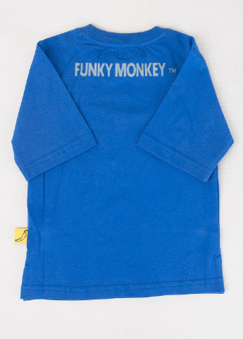 Синяя летняя футболка Funky Monkey