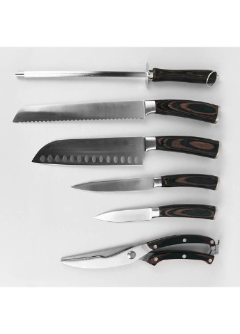 Набір кухонних ножів MR-1424 7 предметів Maestro комбінований,
