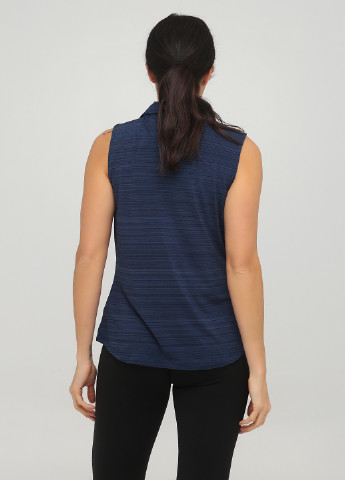 Темно-синяя женская футболка-поло Greg Norman меланжевая