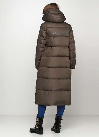 Оливковая (хаки) зимняя куртка Clasna