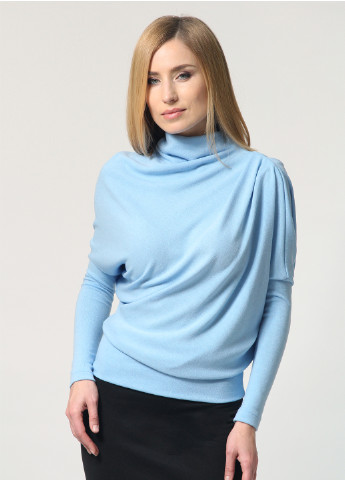 Голубой демисезонный свитер джемпер Lada Lucci