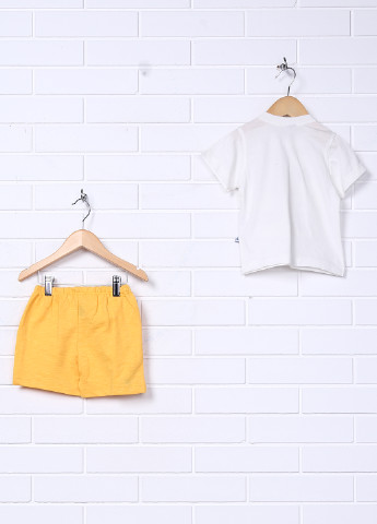 Жовтий літній комплект (футболка, шорти) Twetoon