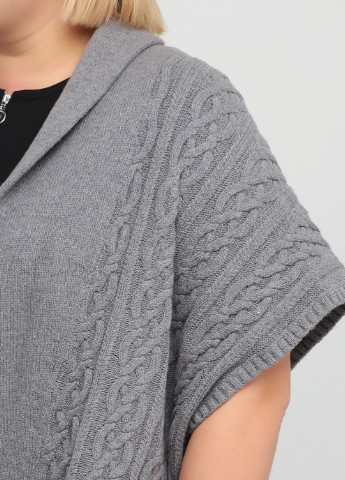 Серый кардиган Lands' End