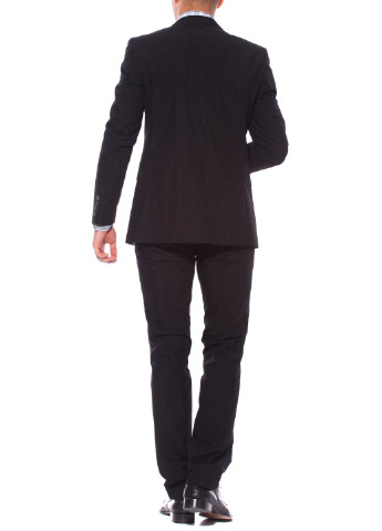 Чорний демісезонний костюм (піджак, брюки) VD One