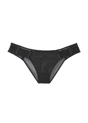 Чорний демісезонний комплект (бюстгальтер, трусики) Victoria's Secret