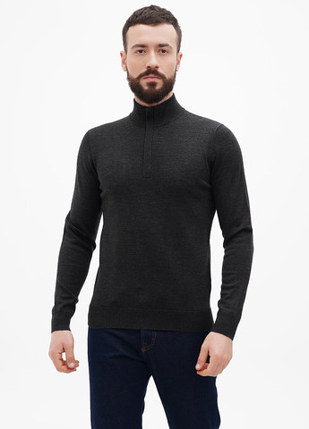 Темно-сірий демісезонний светр No Brand
