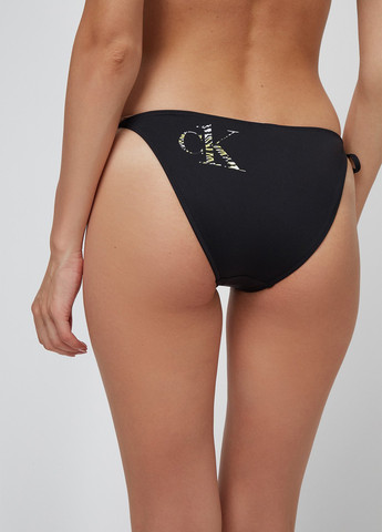Черные купальные трусики однотонные Calvin Klein