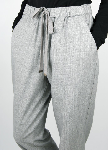 Светло-серые кэжуал демисезонные брюки Vero Moda