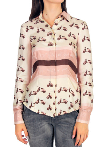Розовая демисезонная блуза VDP