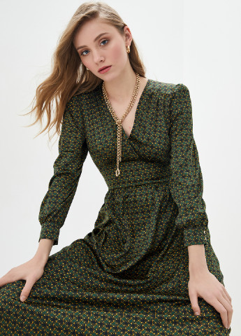 Зеленое кэжуал платье NUMERO 28