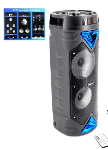Портативная колонка ZQS-6203 чемодан 30Вт, USB, SD, FM радио, Bluetooth, 1 микрофон, ДУ XPRO (253455469)