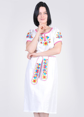 Платье вышиванка с кружевом Egostyle (252537024)
