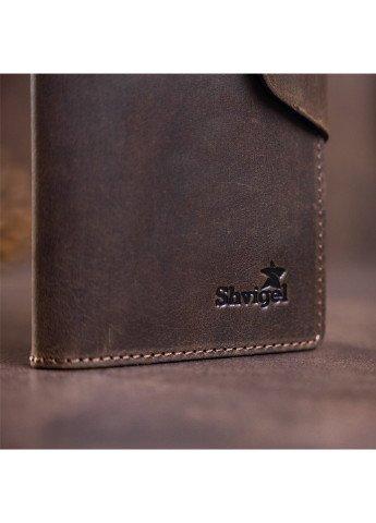 Мужской кожаный кошелек 18х8,5х1 см Shvigel (229458791)