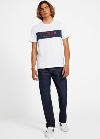 Белая футболка Guess