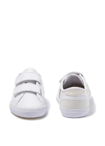 Белые кеды Lacoste