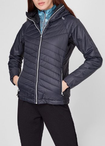 Темно-синяя спортивная куртка Woman Jacket Fix Hood CMP (253616481)