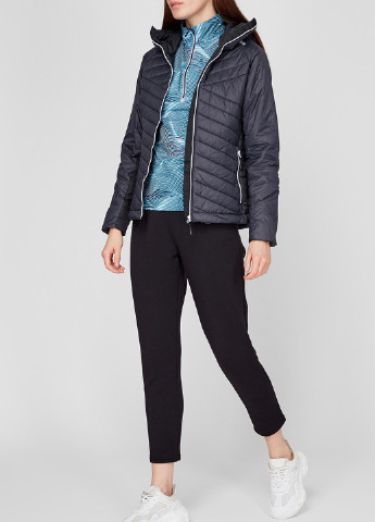 Темно-синяя спортивная куртка Woman Jacket Fix Hood CMP (253616481)