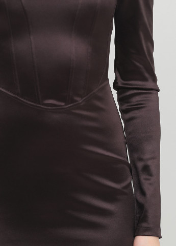 Черное коктейльное платье бандажное H&M однотонное