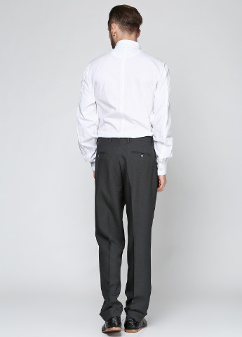 Грифельно-серые кэжуал демисезонные прямые брюки Bocodo