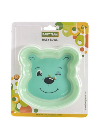 Набор детской посуды Тарелка Любимые зверушки Baby Team (252250003)