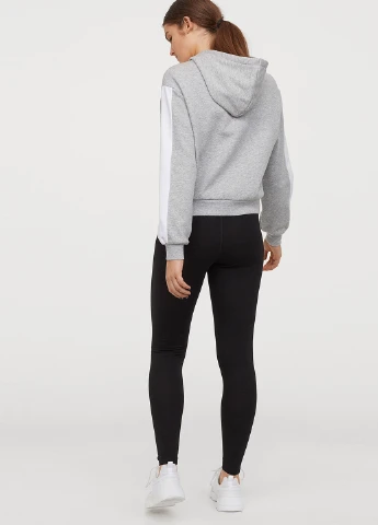 Черные демисезонные леггинсы H&M
