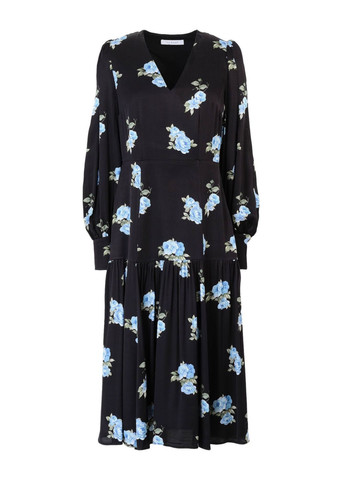 Чорна кежуал сукня Ivy & Oak з квітковим принтом