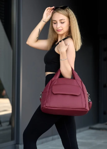 Жіноча спортивна сумка Vogue бордо Sambag (254426444)
