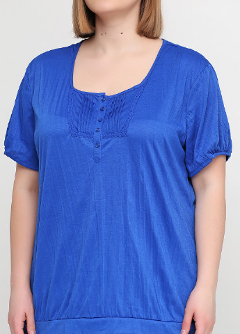 Синяя летняя блуза Maxi Blue