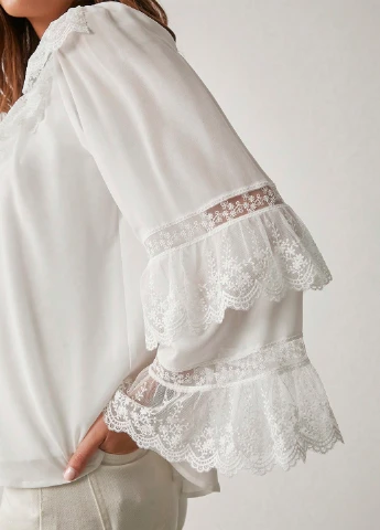 Белая блуза SHEIN