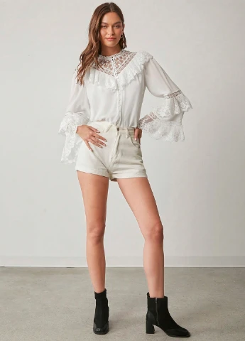 Белая блуза SHEIN