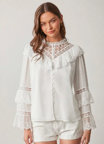 Белая блуза SHEIN