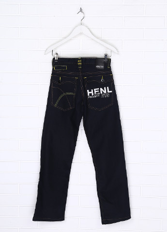 Черные демисезонные прямые джинсы Henleys